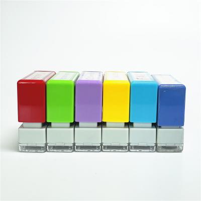 China Office Wanxi Instant Pre-Inked Stamps School Use Teacher Comment Stamps 10x40mm for sale