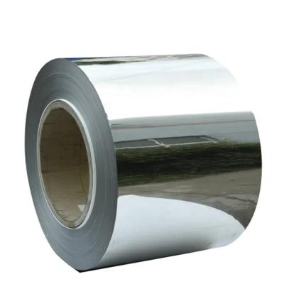 China SS304 Construction Mirror Finish Stainless Steel One Side Coil for sale