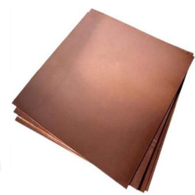 China Construction Decoration Industry Brass Sheets High Quality Thick Red Copper Price for sale