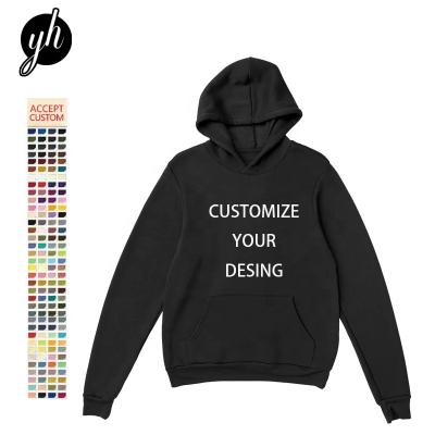 China Wholesale custom 100% factory logo Anti-wrinkle white cotton oversized hoodies simple hoodies men for printing for sale