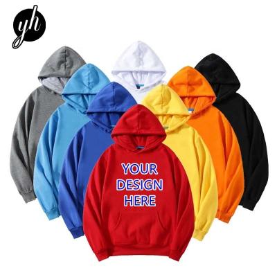 China High Quality Custom Printing Hoodie Fleece Anti-wrinkle Cotton Oversized Men's Unisex Hoodies and Sweatshirts for sale