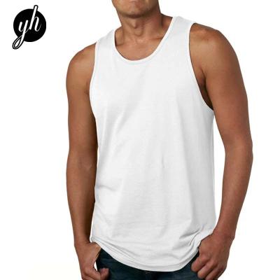 China QUICK DRY Empty Gym Mens Bodybuilding Fitness OEM Tank Tops Logo Printed Quick Dry Workout Tank Tops for sale