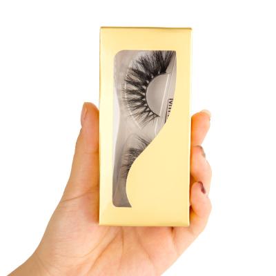 China Dramatic Eyelash 3d Full Fluffy 25mm Mink Lashes With Customize Box for sale