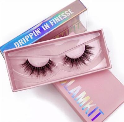 China Wholesale Full Cruelty Free Vegan 3d Fiber Private Label Packaging Fake Mink Eyelashes for sale