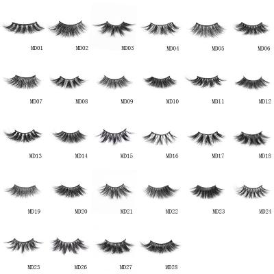 China Wholesale high quality full 3d mink eyelashes with custom lashes box for sale