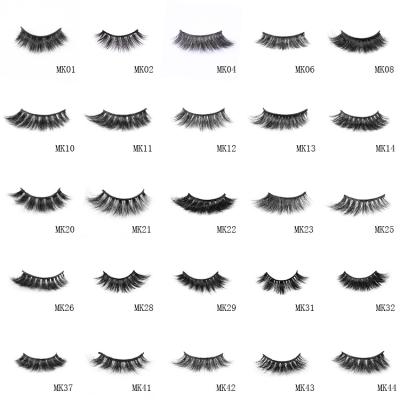 China Full 3D Mink Eyelashes Extension Thick Natural Mink Eyelashes Vendor Bundles For Sale for sale