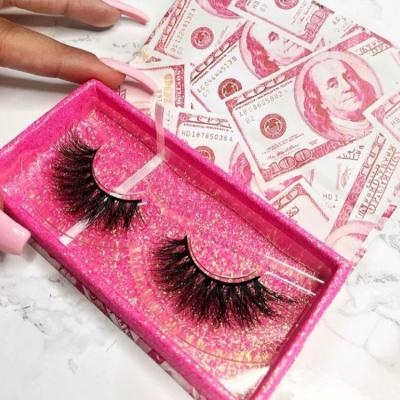 China Factory direct wholesale custom made 5d mink fluffy eyelashes cheap for sale