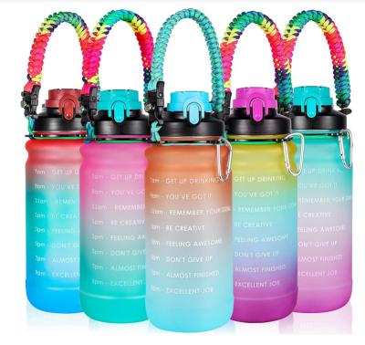 China Sustainable Half Gallon Water Bottle With Straw, Best Friend, Friendship Gifts BPA Free Water Bottle For Fitness, Gym for sale