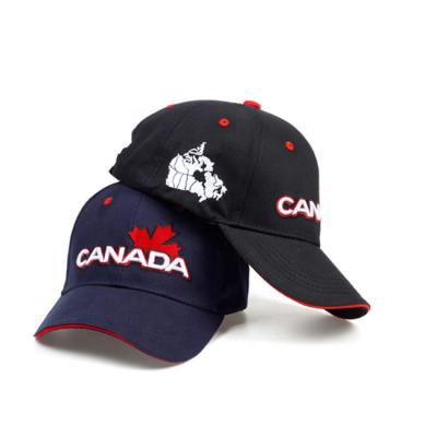 China COMMON Gorras Canada Baseball Cap Flag Cotton Adjustable Snapback Hat Men's Baseball Caps Brand Snapback Hat for sale