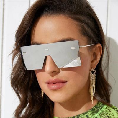 China Rimless Eyewear Oculos De Sol Feminino Big Shades Brown Eyewear Fashion Sunglasses Women Vintage Retro Luxury Brand Oversized Sun Glasses for sale