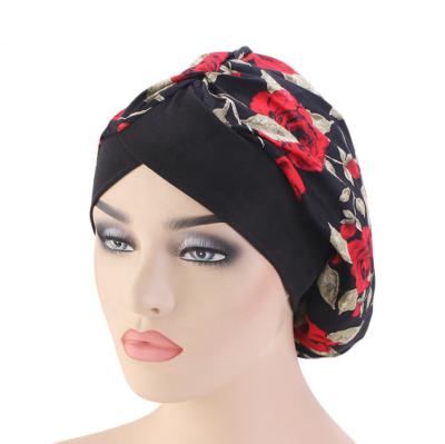 China New Image Design Solid Color 100% Silk Sleep Cap For Hair for sale