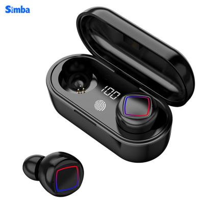 China hot sale In-ear BT earphones mini tws radio copper wireless earphones stereo TWS earphone with charging box for sale