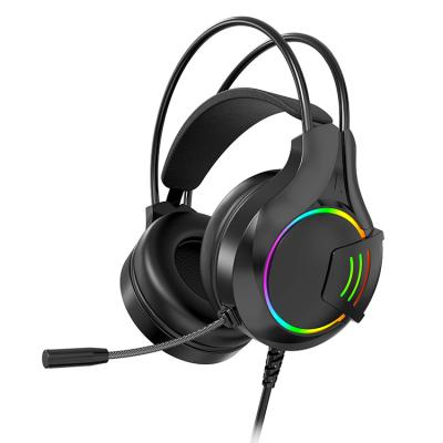 China GH-09 Comfortable Wearing Cute Led PC Logo Price Custom Wholesale 3.5mm Gamer Earphones Gaming Headphone Headset for sale