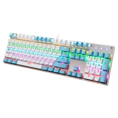 China Backlit Multimedia HAT PC Master Keyboard GK-01 RGB Illuminate Led Mechanical Gaming Keyboard for sale