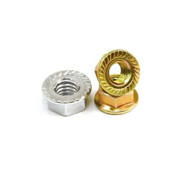 China DIN6923 Heavy Industry Carbon Steel Hex Flange Nut for sale