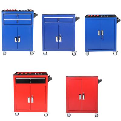 China Goods In Stock High Quality Drawer Tool Cabinet For Workshop Mobile Rolled Steel Tool Storage Locker Cabinet With Handle for sale