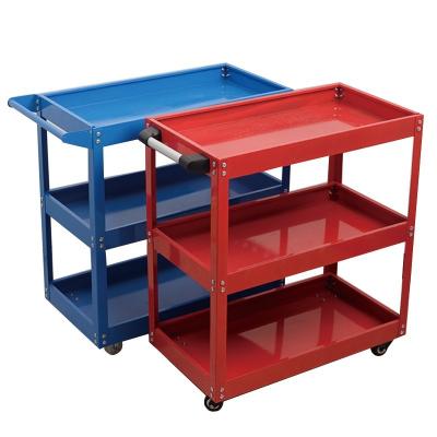 China Durable Mechanic Utility Cart Storage Cart With Shelves Tool Trolley Cart for sale