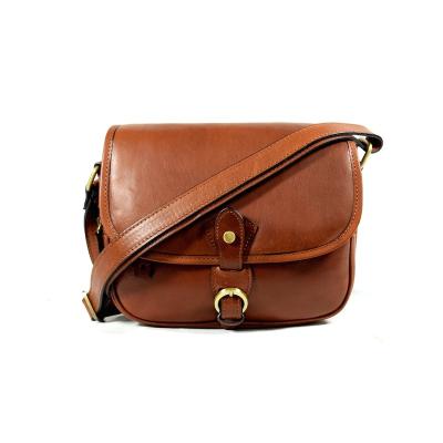 China High quality Made in Italy genuine Vegetable tanned leather shoulder or crossbody bag for classic and sporty woman M 6806 for sale