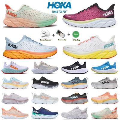 China The trend of youth One Carbon Running Shoes 8 Bondi Kawana Atr 6 Training Sneakers Accepted Lifestyle Shock Absorption Highway Designer Hokas SHOES for sale