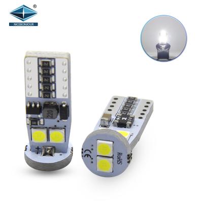 China Factory Direct W5W Canbus Led T10 6SMD 3030 Canbus Bombillo T10 For 12V for sale