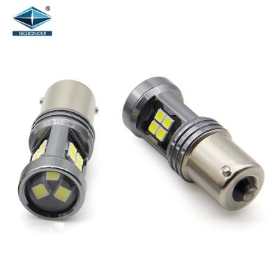 China Non-Polarity Car Led Light Supplier 3030 15SMD S25 1156 1157 W21W 7443 Led Turning Light for sale