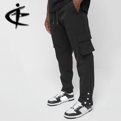 China High Quality Anti-wrinkle Men's Cargo Sports Tracksuit Foot Breaks Cargos Detachable Loose Pants for sale