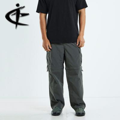 China Hip Hop new high quality custom made QUICK DRY style 2 in-1 cargo detachable duty pants for sale