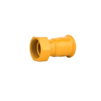 China Hot Selling Gas Pipeline Piping System Product OEM Threading Coupler PE Press Fittings Carbon Steel CSTB for sale