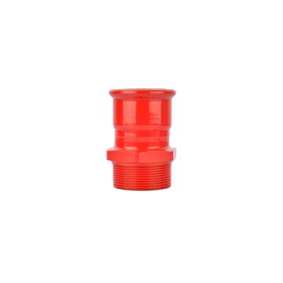 China Fire Fighting for OEM Safety CB Fire Fighting Series Piping System Threading Coupler PE Press Fittings Carbon Steel for sale