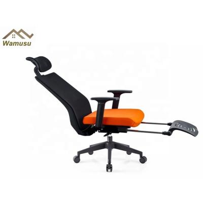 China High-Back Price Ergonomic Swivel (Height) Computer Office Chair Adjustable Economical Modern Office Chair With Footrest for sale