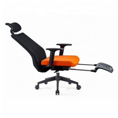 China Factory direct high-back ergonomic swivel computer desk chair (height) gaming adjustable modern desk chair with footrest for sale