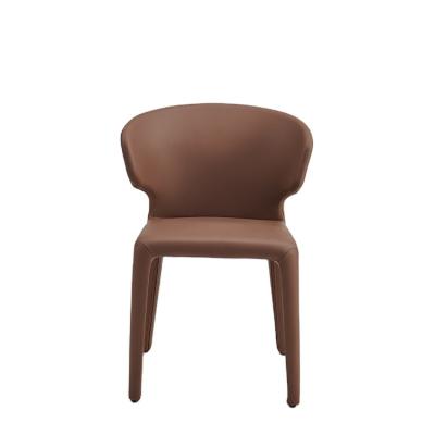 China New Fashion Foldable Leather Mold Foam Dining Chair for sale