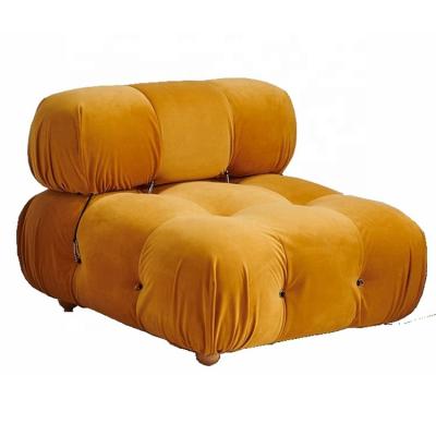 China Modern Comfortable Modern Living Room Furniture Yellow Conbnation Sofa for sale