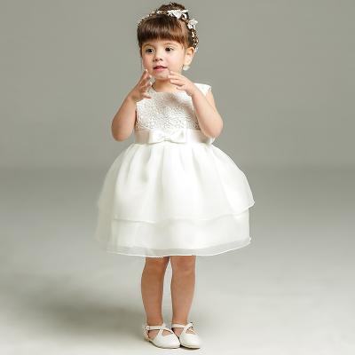 China 2021 Korea Vintage Princess Breathable Summer Birthday Sleeveless Dress For 1 Year Old Baby for sale