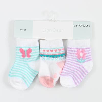 China 3 Months Infant Cartoon Eco Baby Knee Length Breathable Newborn Toddler Winter Cotton Thick Warm Baby Socks for sale