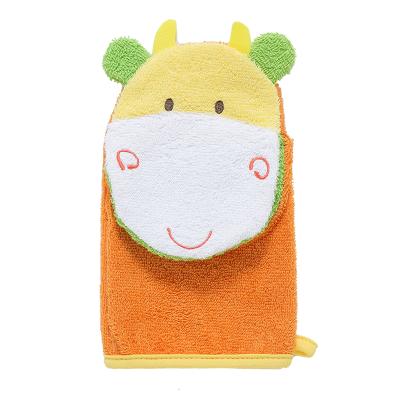 China Eco-freindly Baby And Toddler Cute Cartoon Shape Bath Products Animal Bath Towel Wholesale for sale