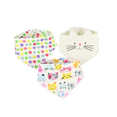 China BPA Free Wholesale Customized Hot Sale Super Soft 100% Cotton Baby Bibs Apron Baby Bibs For Girls And Boys for sale