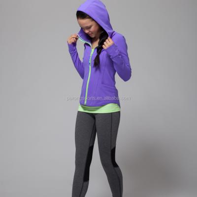 China Antibacterial China Factory Custom Design Fitness Wear Sportswear Hoodie Workout Clothing For Girls for sale