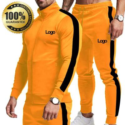 China Wholesale Training Workout 2 Piece Print Tracksuit Set Breathable Male Gym Fitness Jogger 100% Cotton Design Tracksuit for sale