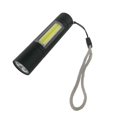 China Promotional Cheap Multi Functional Power Bank Mini COB Gift Light Camping Rechargeable Torch for sale