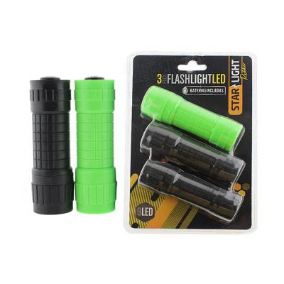 China Cheaper Packing Mini Flashlight 9 LED Plastic Torch Urgently Customized for sale