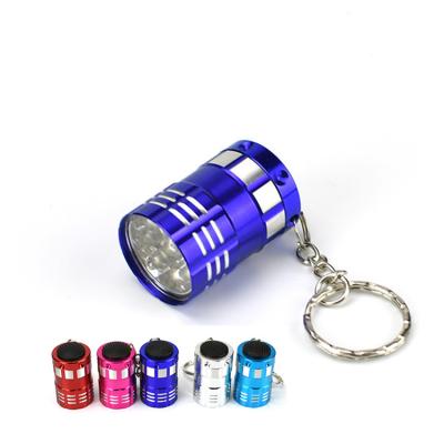 China Emergency Promotional Waterproof Key Chain Led Flashlight Gift 2*CR2032 Aluminum Key Chain Flashlight for sale