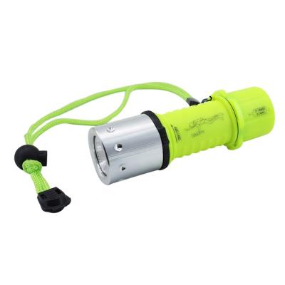 China Waterproof IP68 LED Diving Diving Flashlight with Magnetic Control Switch for Diving for sale