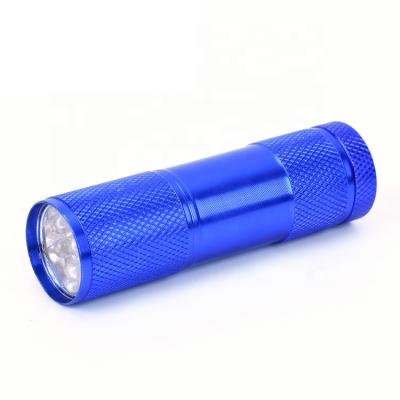 China Orkia Camping Micro 9 Led Flashlight Taschenlampe Mini Battery Led Micro Light for sale