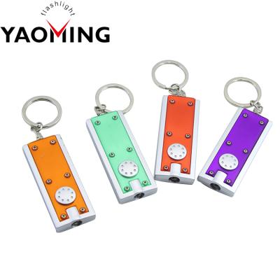 China Emergency Custom Promotional Gifts Led Key Chain Key Chain Flashlight for sale