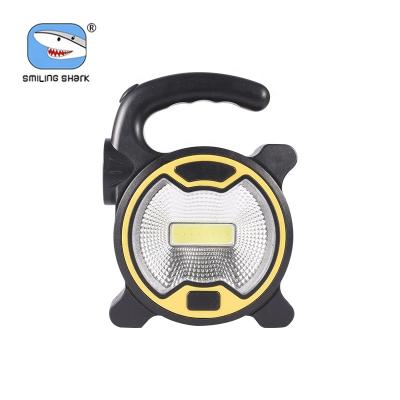 China Smilingshark Outdoor Portable 3W LED COB Working Lightweight ABS Outdoor Flood Light with Side Flashlight LED Work Light for sale