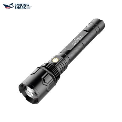 China New Arrival USB Zoom Flashlight Lithium Battery Power Camping Rechargeable Aluminum LED Torch Tactical Flashlights for sale