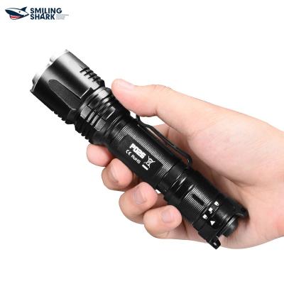 China 1800 lumens high power super bright waterproof strong light wholesale rechargeable strong light led torch flashing light for sale