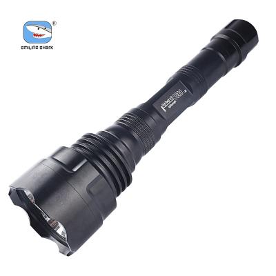 China High Power SMILINGSHARK Light Strong Super Bright XPE Waterproof LED Led Light Outdoor Rechargeable 3.7v Flashlight Tactical Camp Light for sale