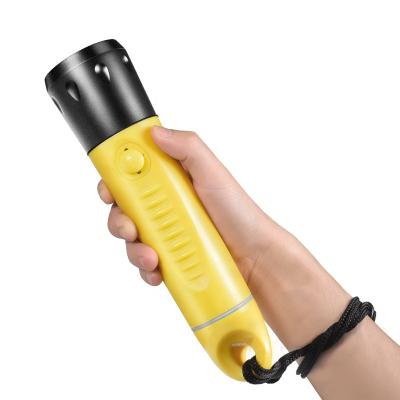 China SmilingShark Flashlight Professional Deep Diving Submersible Strong Lightweight ABS Charging High Power Waterproof Flashlight for sale